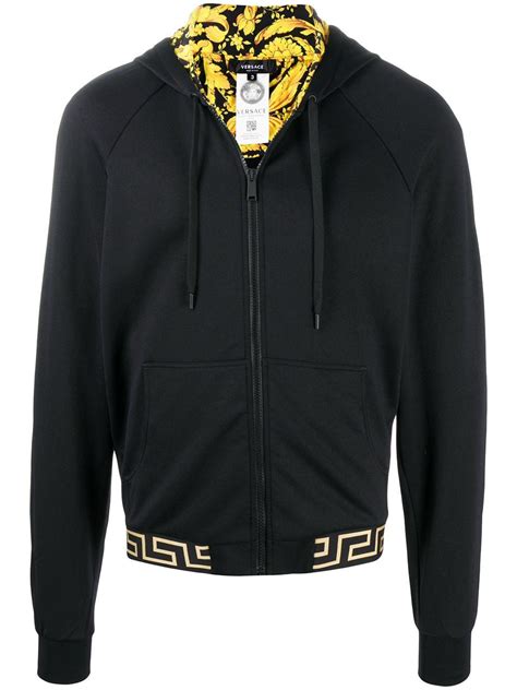 mens versace sweatshirt|versace zip up hoodie.